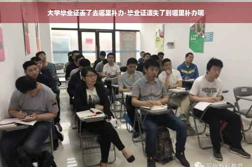 大学毕业证丢了去哪里补办-毕业证遗失了到哪里补办呢