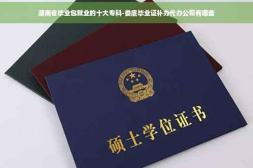 湖南省毕业包就业的十大专科-娄底毕业证补办代办公司有哪些