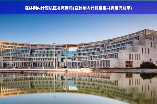 在体制内计算机证书有用吗(在体制内计算机证书有用吗知乎)