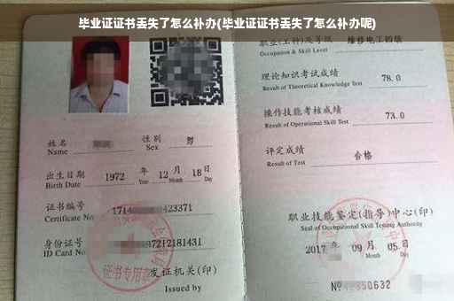 毕业证证书丢失了怎么补办(毕业证证书丢失了怎么补办呢)