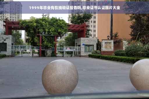1999年毕业有在线验证报告吗,毕业证书认证图片大全