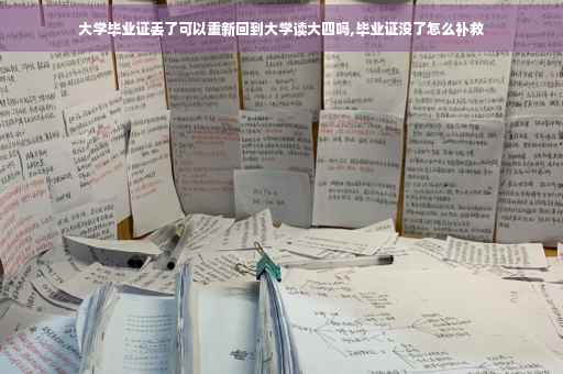 大学毕业证丢了可以重新回到大学读大四吗,毕业证没了怎么补救