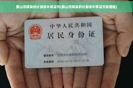 鞍山市颁发的计算机中级证书(鞍山市颁发的计算机中级证书有哪些)