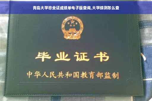 青岛大学毕业证成绩单电子版查询,大学综测怎么查