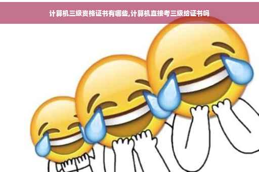 计算机三级资格证书有哪些,计算机直接考三级给证书吗 计算机三级资格证书有哪些,计算机直接考三级给证书吗