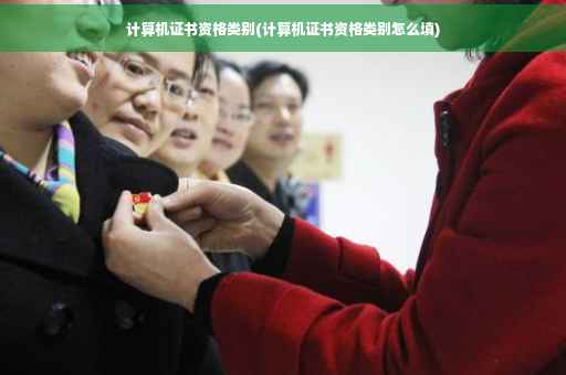 计算机证书资格类别(计算机证书资格类别怎么填)