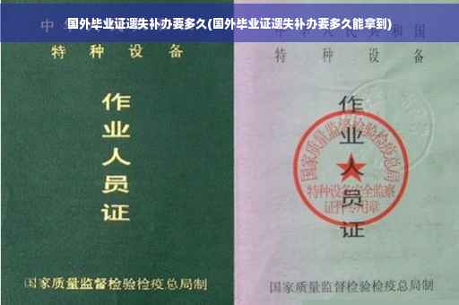国外毕业证遗失补办要多久(国外毕业证遗失补办要多久能拿到)