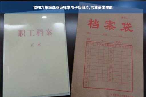 钦州六年级毕业证样本电子版图片,韦业葵出生地