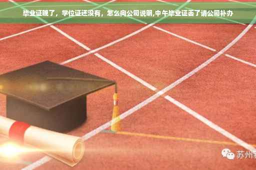 毕业证晚了，学位证还没有，怎么向公司说明,中午毕业证丢了请公司补办