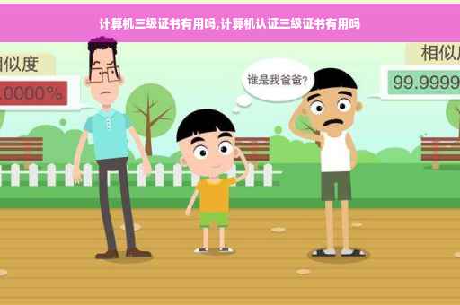 计算机三级证书有用吗,计算机认证三级证书有用吗