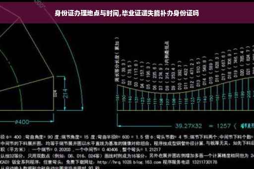 身份证办理地点与时间,毕业证遗失能补办身份证吗
