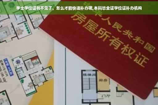 学士学位证书不见了，怎么才能快速补办呢,本科毕业证学位证补办机构