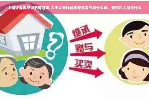 上海计算机类证书有哪些,大学大专计算机考试考的是什么证，考试的大纲是什么