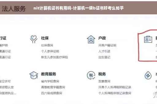 nit计算机证书有用吗-计算机一级b证书好考么知乎