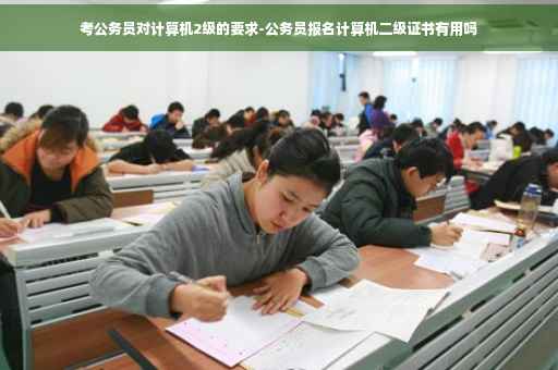 考公务员对计算机2级的要求-公务员报名计算机二级证书有用吗