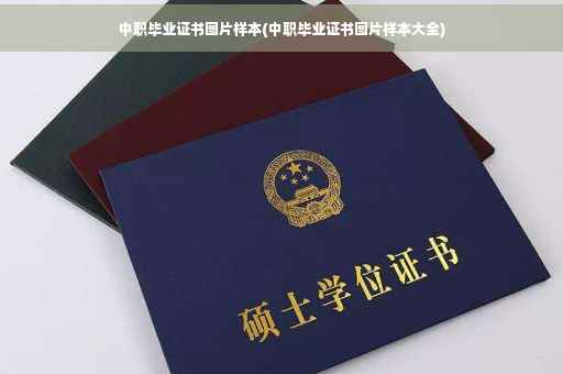 中职毕业证书图片样本(中职毕业证书图片样本大全)