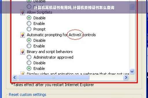 计算机耳机证书有用吗,计算机资格证书怎么查询