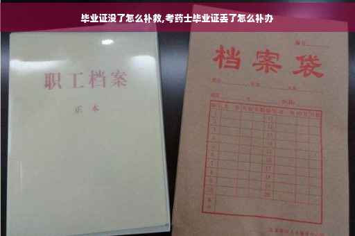 毕业证没了怎么补救,考药士毕业证丢了怎么补办