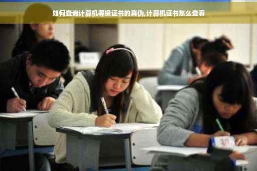 如何查询计算机等级证书的真伪,计算机证书怎么查看