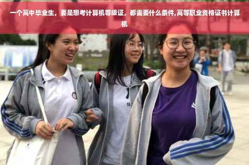 一个高中毕业生，要是想考计算机等级证，都需要什么条件,高等职业资格证书计算机