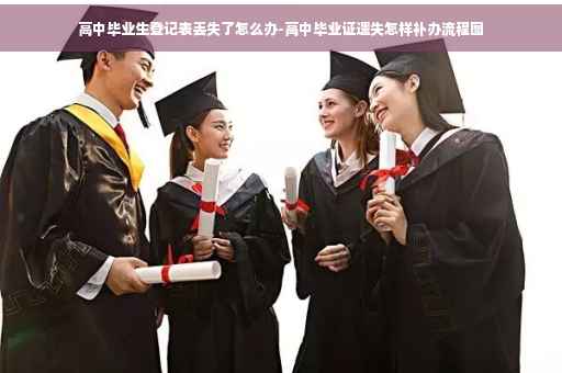 高中毕业生登记表丢失了怎么办-高中毕业证遗失怎样补办流程图