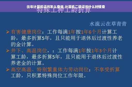 往年计算机证书怎么查询,计算机二级证书什么时候查