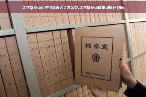 大学毕业证和学位证弄丢了怎么办,大学毕业证破损可以补办吗