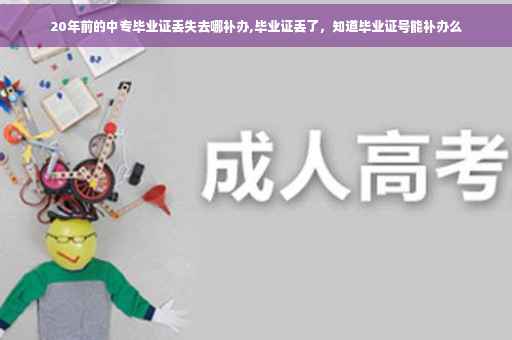 20年前的中专毕业证丢失去哪补办,毕业证丢了，知道毕业证号能补办么
