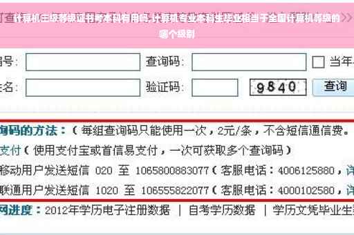 计算机三级等级证书考本科有用吗,计算机专业本科生毕业相当于全国计算机等级的哪个级别
