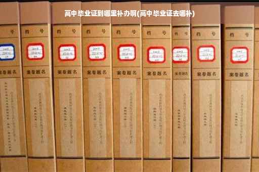 高中毕业证到哪里补办啊(高中毕业证去哪补)