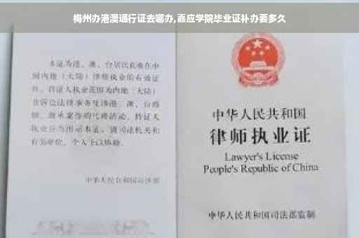 梅州办港澳通行证去哪办,嘉应学院毕业证补办要多久
