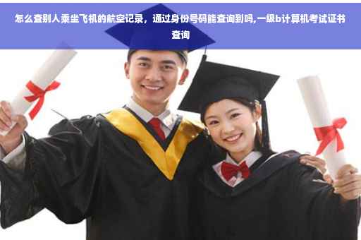 怎么查别人乘坐飞机的航空记录，通过身份号码能查询到吗,一级b计算机考试证书查询