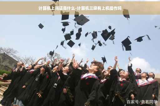 计算机上岗证是什么-计算机三级有上机操作吗