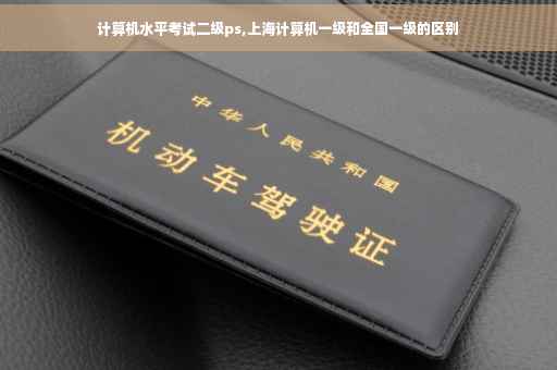 计算机水平考试二级ps,上海计算机一级和全国一级的区别