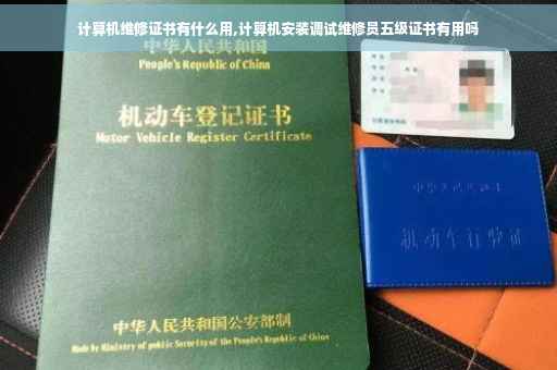 计算机维修证书有什么用,计算机安装调试维修员五级证书有用吗