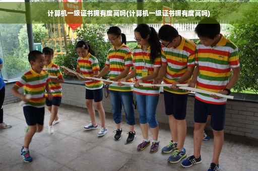计算机一级证书拥有度高吗(计算机一级证书拥有度高吗)