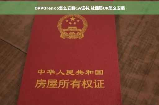 OPPOreno5怎么安装CA证书,社保局UK怎么安装