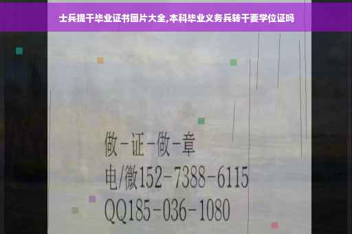 士兵提干毕业证书图片大全,本科毕业义务兵转干要学位证吗