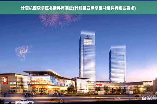 计算机四级拿证书条件有哪些(计算机四级拿证书条件有哪些要求)