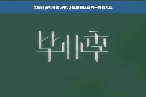 全国计算机考级证书,计算机等级证书一共有几级 全国计算机考级证书,计算机等级证书一共有几级