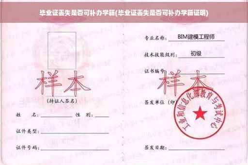 毕业证丢失是否可补办学籍(毕业证丢失是否可补办学籍证明)