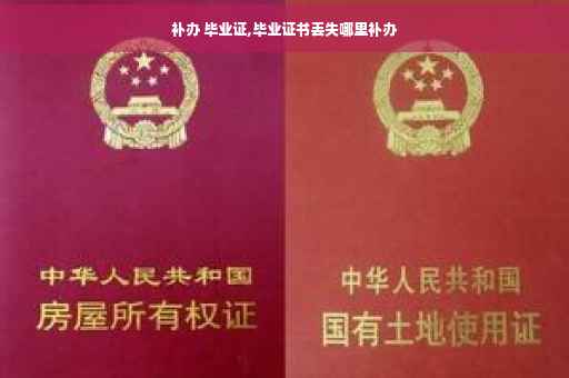 补办 毕业证,毕业证书丢失哪里补办