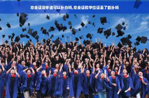 毕业证没申请可以补办吗,毕业证和学位证丢了能补吗