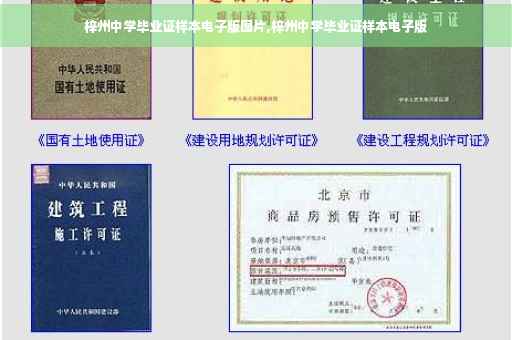 梓州中学毕业证样本电子版图片,梓州中学毕业证样本电子版