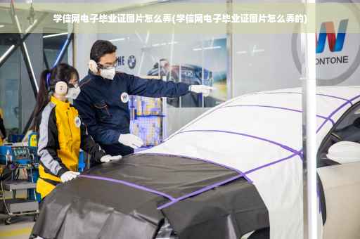 学信网电子毕业证图片怎么弄(学信网电子毕业证图片怎么弄的)