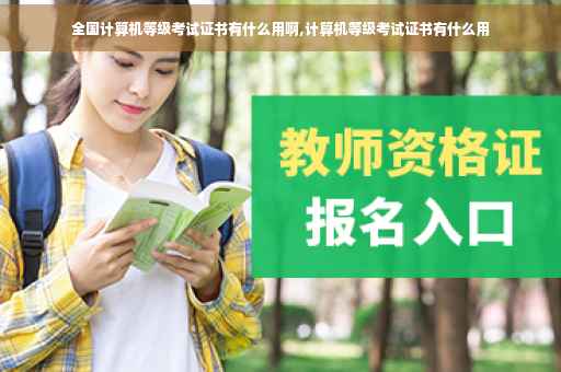 全国计算机等级考试证书有什么用啊,计算机等级考试证书有什么用