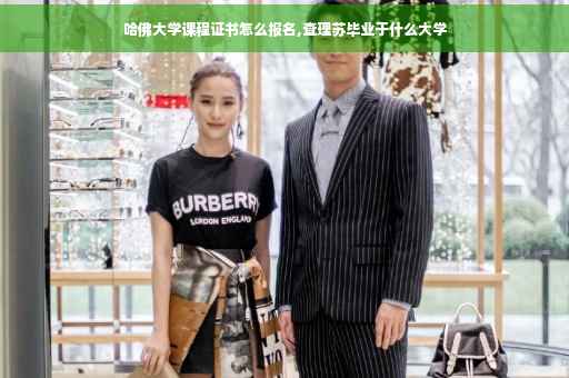 哈佛大学课程证书怎么报名,查理苏毕业于什么大学