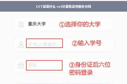 CCT证是什么-cct计算机证书能补办吗