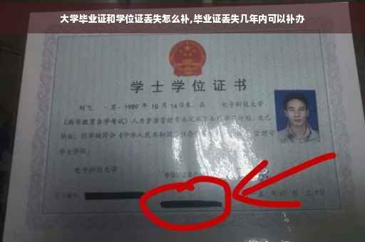 大学毕业证和学位证丢失怎么补,毕业证丢失几年内可以补办