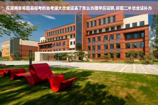在湖南省祁阳县报考的自考湖大毕业证丢了怎么办理学历证明,祁阳二中毕业证补办